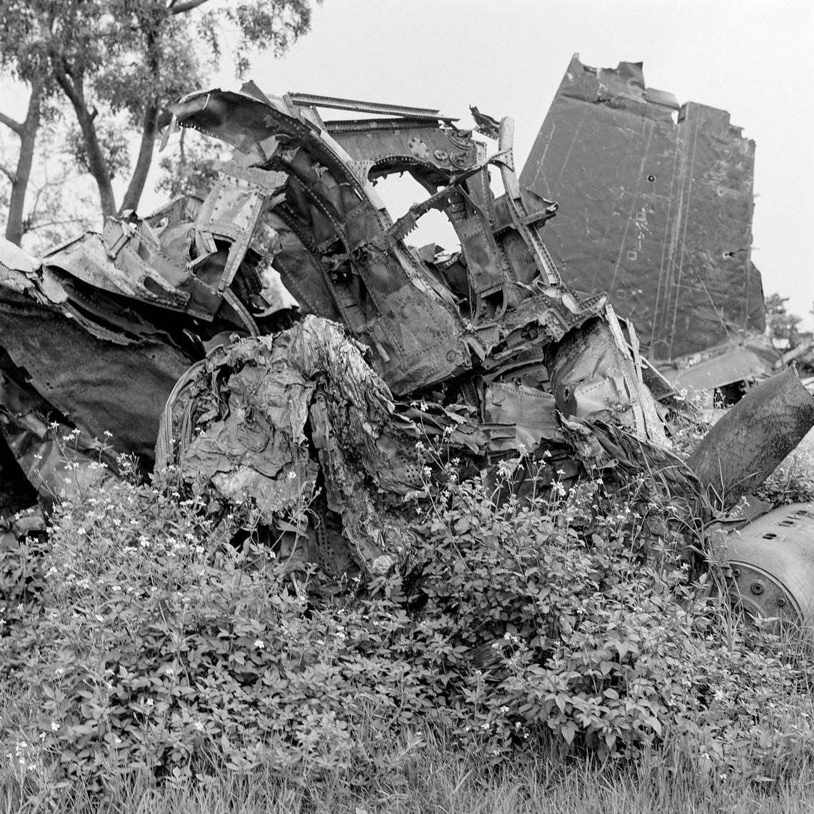 B-52 Wreckage, Ha Noi,  VN, 1991