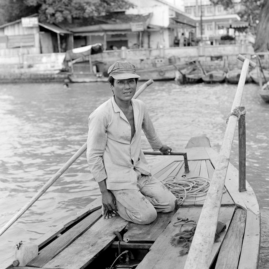 Boatman Mekong river